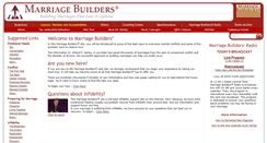 Desktop Screenshot of marriagebuilders.com